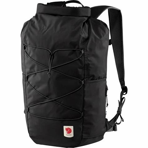 Fjallraven Men High Coast Rolltop 26 Backpack Black PH274137 Philippines